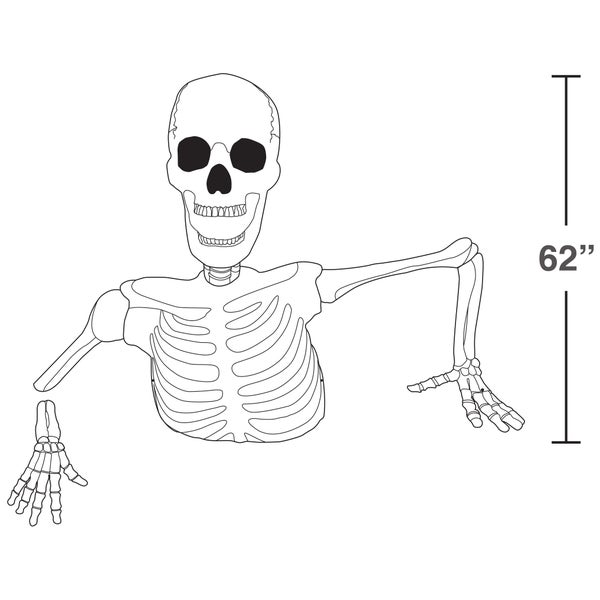 Today Only: $19💥 Giant Groundbreaking Skeleton with Lights & Sounds!