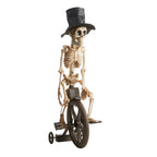 Animated Skeleton Riding Bike