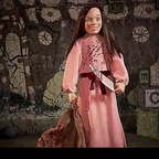 The girl with the cloth bag Animatronic