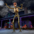 12 ft. Giant-Sized Inferno Pumpkin Skeleton