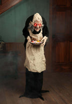5 Foot Animatronic Old Hag Decoration