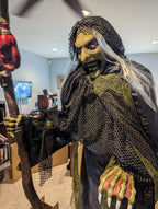 6.5-ft Haunted Harbor Talking LED Servo Sea Witch Animatronic