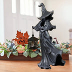 Halloween Presale 49% Off Today🎃Witch With Lantern Decoration👻