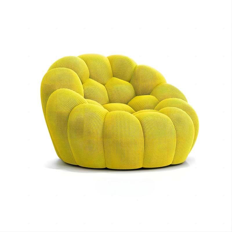 🎉74.8'' Modern Loveseat Sofa, 2 Seater Mesh Fabric Love Seat Floor Sofa