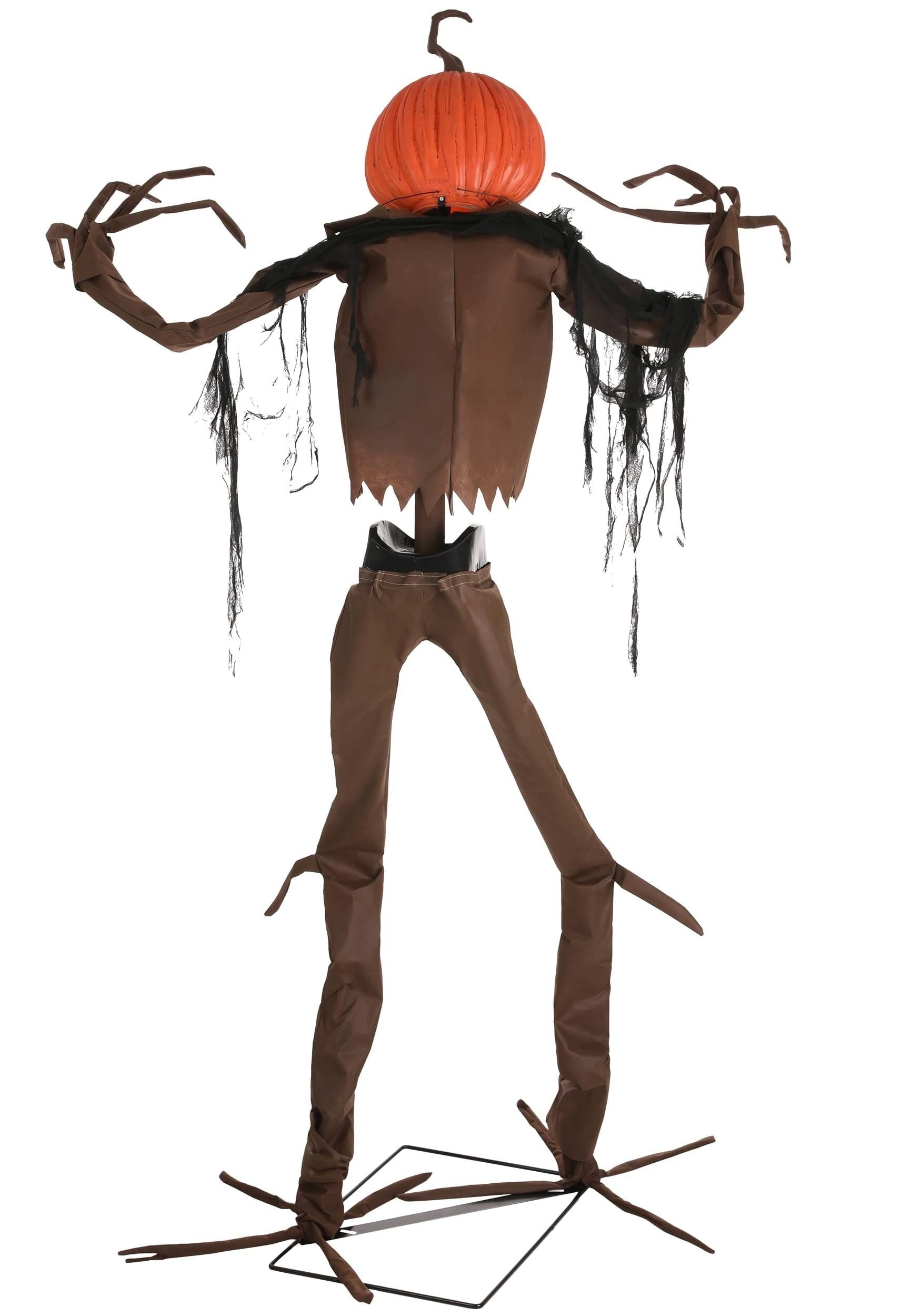 Giant Animated Scarecrow Pumpkin