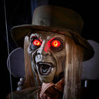 Animated LED Rocking Chair Swamp Fisherman