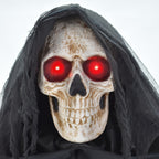 6-ft Bluetooth Reaper Band LED Guitar Player Animatronic