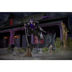 12 ft. Giant Sized Animated LED Hovering Witch