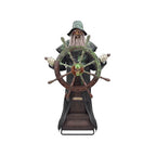 6-ft Haunted Harbor Talking LED Steering Captain Animatronic