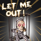 Halloween Skeleton Cage Prisoner
